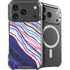 Violet Watercolor Geode iPhone 17 Pro MagSafe Case
