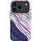 Violet Watercolor Geode iPhone 17 Pro Magsafe Impact Case