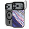 Violet Watercolor Geode iPhone 17 Pro Max Kickstand Case