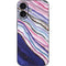 Violet Watercolor Geode iPhone 17 Skin