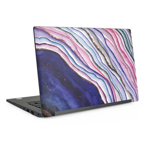 Violet Watercolor Geode Dell Latitude Skin