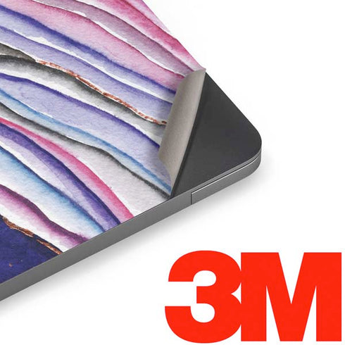 Violet Watercolor Geode Apple MacBook Air Skin