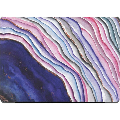 Violet Watercolor Geode Apple MacBook Pro 14-inch Skin
