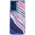 Violet Watercolor Geode Moto G 5G (2024) Clear Case