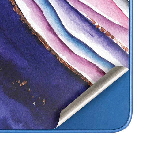 Violet Watercolor Geode Moto G Play 4G (2024) Skin