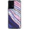 Violet Watercolor Geode Moto G Power 5G (2024) Clear Case