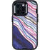 Violet Watercolor Geode Otterbox Defender iPhone Skin