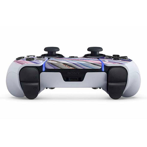 Violet Watercolor Geode PS5 DualSense Edge Pro Controller Skin