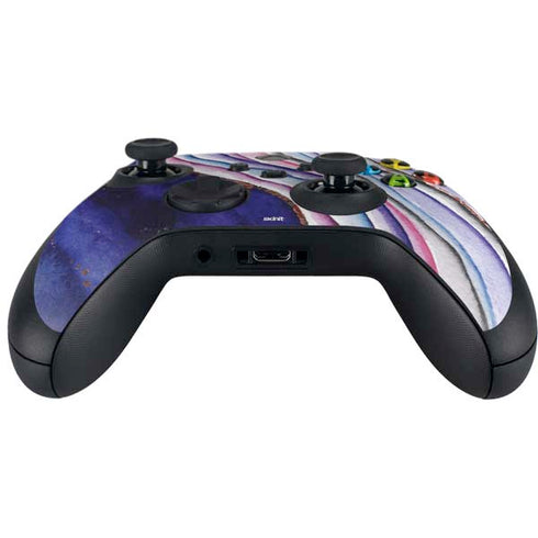 Violet Watercolor Geode Xbox Series X Controller Skin