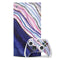 Violet Watercolor Geode Xbox Series X Skins