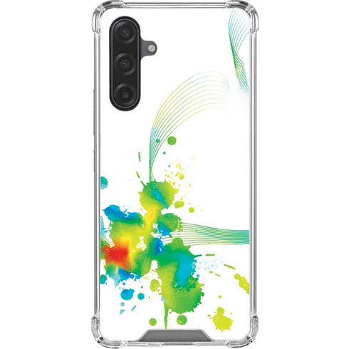 Virescent Harmony Galaxy A17 Clear Case