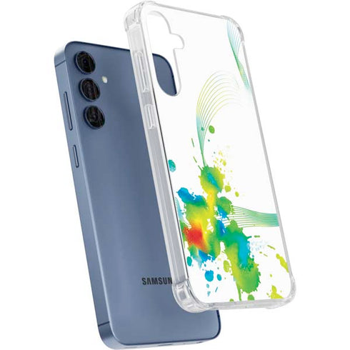 Virescent Harmony Galaxy A55 5G Clear Case