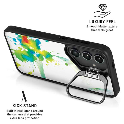 Virescent Harmony Galaxy S25 Kickstand Case