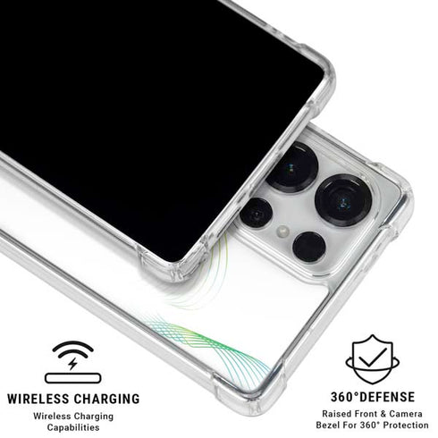 Virescent Harmony Galaxy S25 Ultra Clear Case
