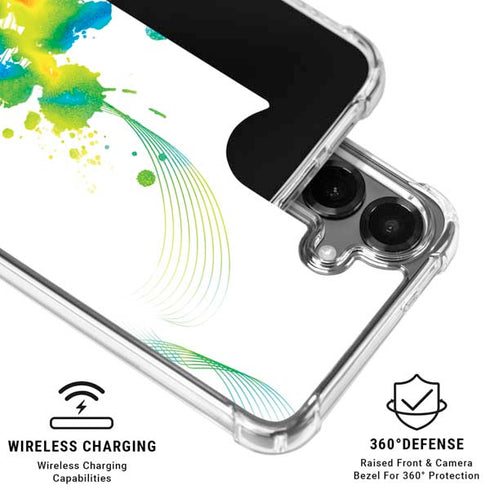 Virescent Harmony Galaxy S26 Clear Case