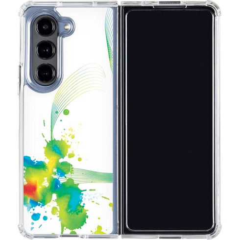 Virescent Harmony Galaxy Z Fold5 5G Clear Case