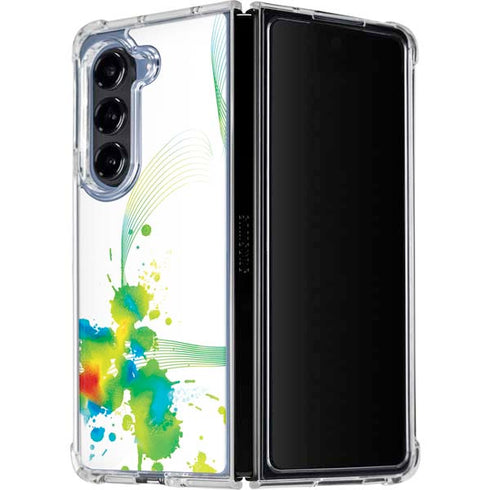 Virescent Harmony Galaxy Z Fold5 5G Clear Case