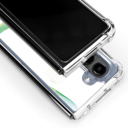 Virescent Harmony Galaxy Z Fold5 5G Clear Case