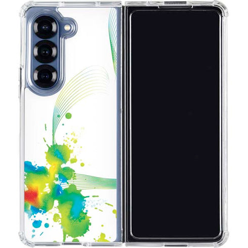 Virescent Harmony Galaxy Z Fold6 Clear Case