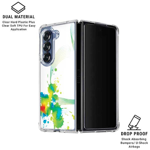 Virescent Harmony Galaxy Z Fold6 Clear Case
