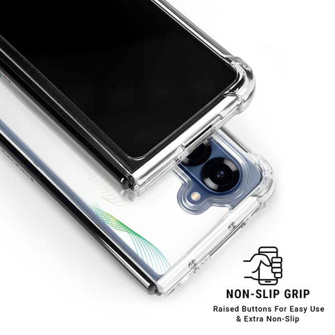 Virescent Harmony Galaxy Z Fold6 Clear Case