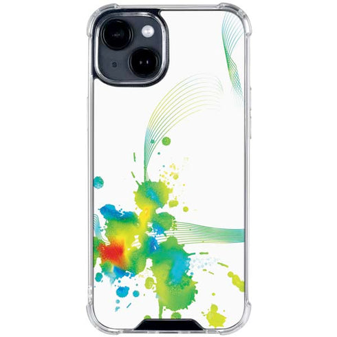 Virescent Harmony iPhone 15 Clear Case