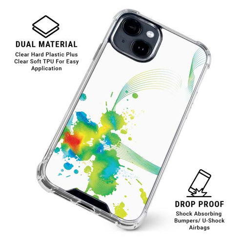 Virescent Harmony iPhone 15 Clear Case