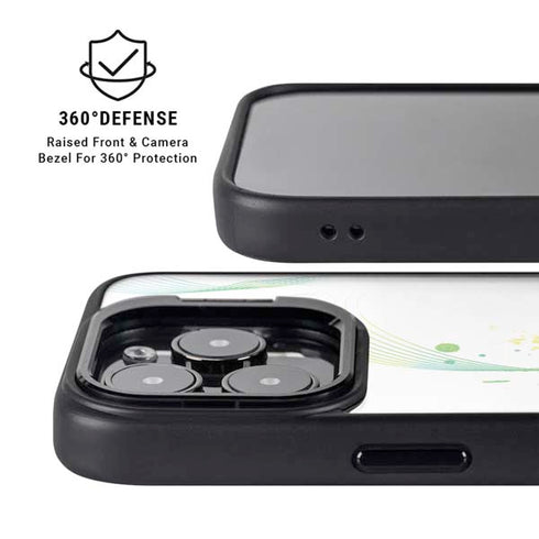 Virescent Harmony iPhone 15 Pro Kickstand Case