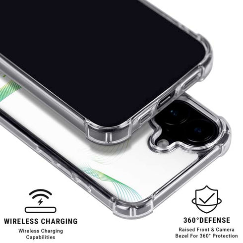 Virescent Harmony iPhone 17 Clear Case
