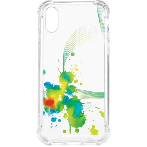 Virescent Harmony iPhone XS Clear Case