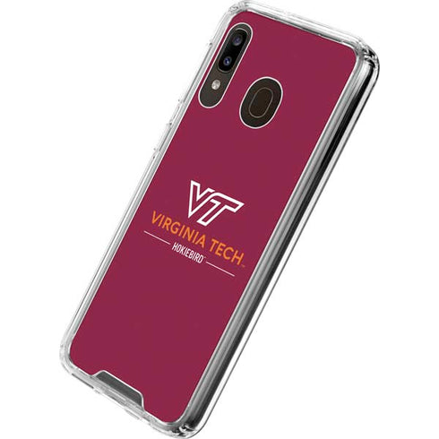 Virginia Tech University Hokiebird Galaxy A30 Clear Case