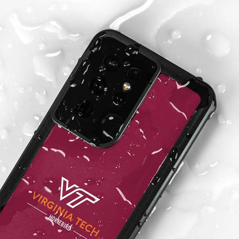Virginia Tech Hokiebird Galaxy S24 Ultra Waterproof Case