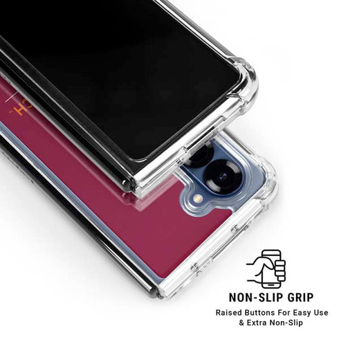 Virginia Tech University Hokiebird Galaxy Z Fold6 Clear Case