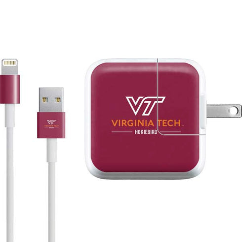 Virginia Tech University Hokiebird iPad Charger (10W USB) Skin