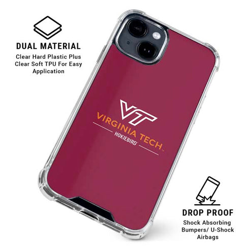 Virginia Tech Hokiebird iPhone 15 Clear Case