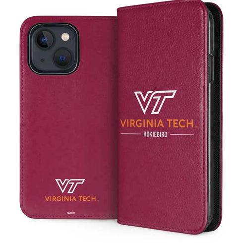 Virginia Tech University Hokiebird iPhone 15 Folio Case