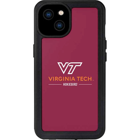 Virginia Tech University Hokiebird iPhone 15 Plus Waterproof Case