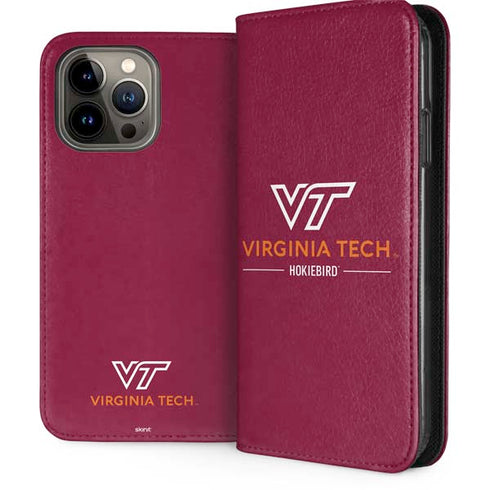 Virginia Tech University Hokiebird iPhone 15 Pro Max Folio Case