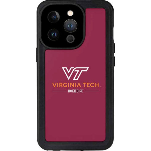 Virginia Tech University Hokiebird iPhone 15 Pro Waterproof Case