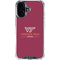 Virginia Tech University Hokiebird iPhone 16 Plus Clear Case