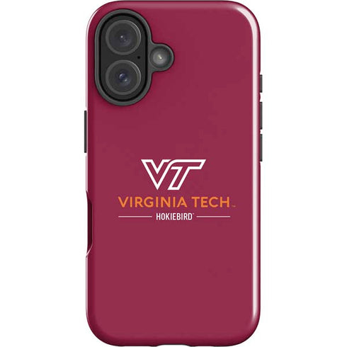 Virginia Tech University Hokiebird iPhone 16 Plus Impact Case