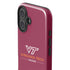 Virginia Tech University Hokiebird iPhone 16 Plus Impact Case