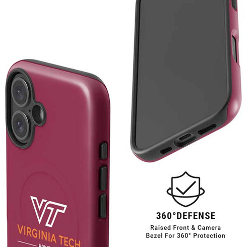 Virginia Tech University Hokiebird iPhone 16 Plus Magsafe Impact Case