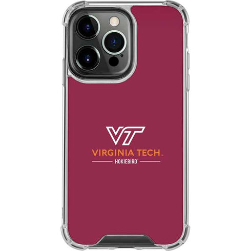 Virginia Tech University Hokiebird iPhone 16 Pro Clear Case