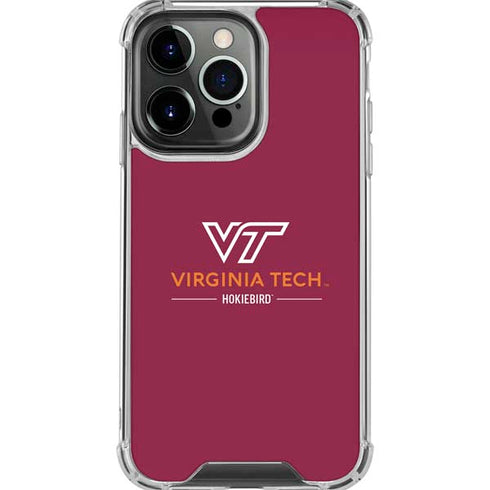 Virginia Tech University Hokiebird iPhone 16 Pro Max Clear Case