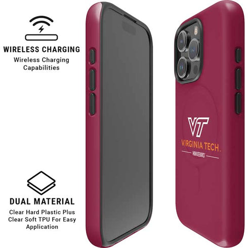 Virginia Tech University Hokiebird iPhone 16 Pro Max Magsafe Impact Case