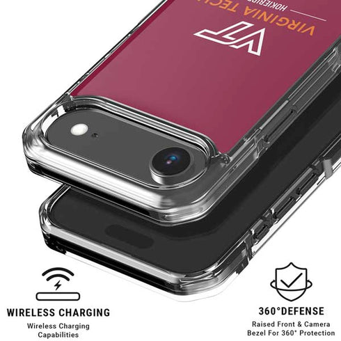Virginia Tech University Hokiebird iPhone 17 Air Clear Case