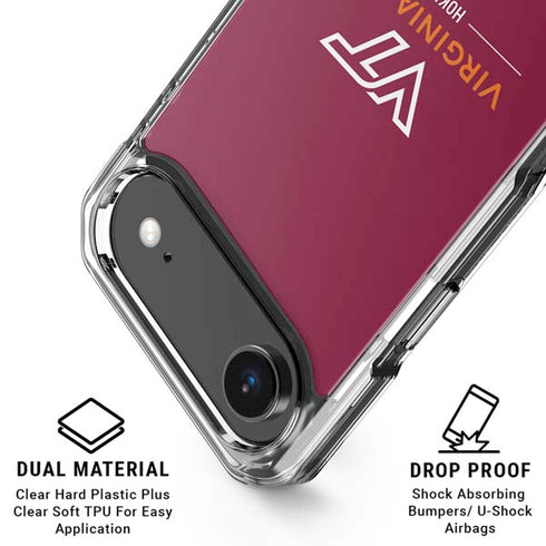 Virginia Tech University Hokiebird iPhone 17 Air Clear Case