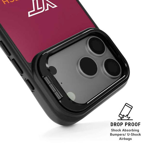 Virginia Tech University Hokiebird iPhone 17 Pro Kickstand Case