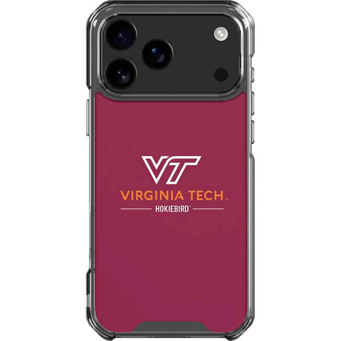 Virginia Tech University Hokiebird iPhone 17 Pro Max Clear Case